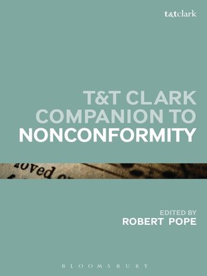 cover image of T&T Clark Companion to Nonconformity